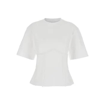 GANNI Tie Back T Shirt