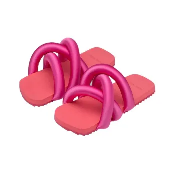 YUME YUME Rubber Sole Slip Resistant Slide Slippers Women's Pink