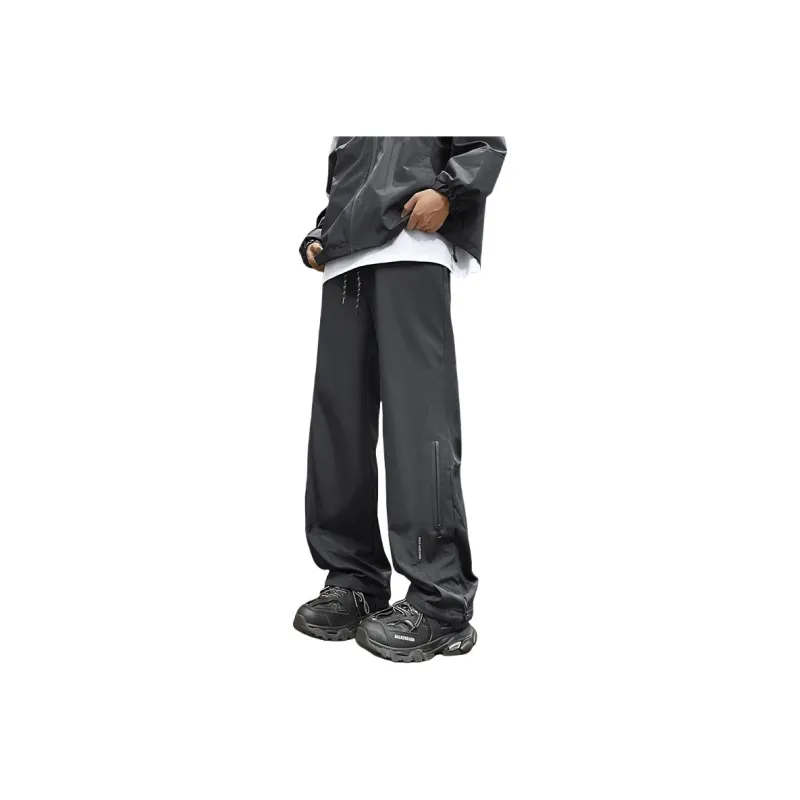 DJ.SPIRIT Casual Pants Unisex Black-0
