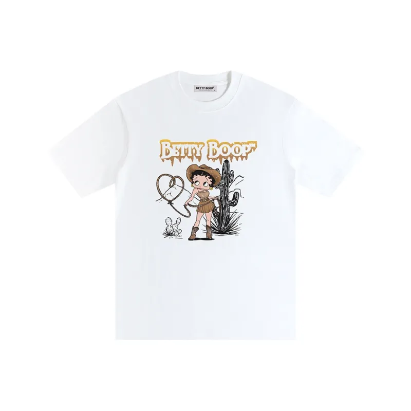 BETTY BOOP Drop Shoulder Sleeve T Shirt Unisex-6