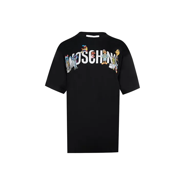 MOSCHINO x SESAME STREET T Shirt Women's Black-0