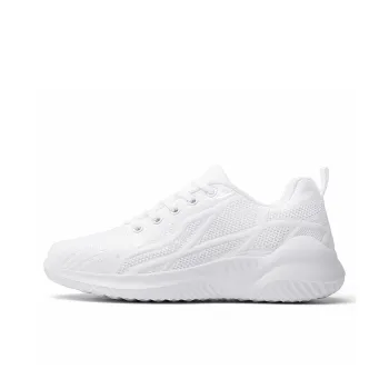 Kuding Running Shoes Women's Low Top Rose Red/Black/White
