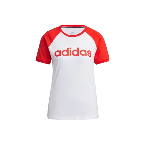 Adidas Neo Raglan Sleeve T Shirt Women's White
