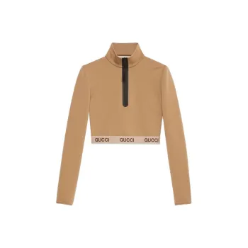 GUCCI X The North Face Cropped Top Camel