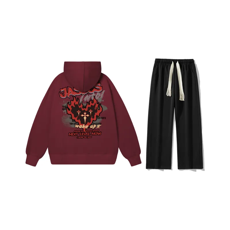 Jaslcs Sweatshirt Sets Unisex-7