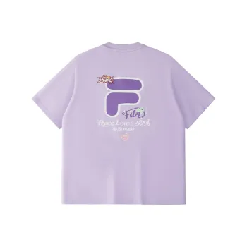 FILA FUSION FOB Series T Shirt Unisex Dream Light Purple