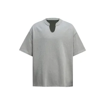 YUZHAOLIN T Shirt Unisex White Gray