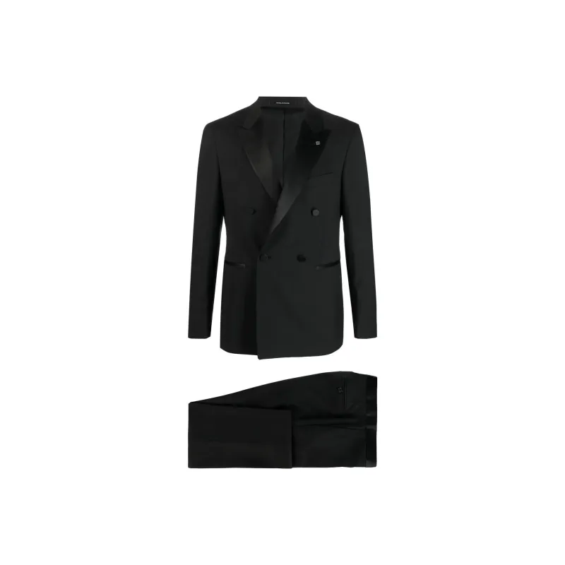 Tagliatore Peak lapels Double breasted Suit-0