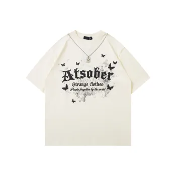 VINMUK Drop Shoulder Sleeve T Shirt Unisex