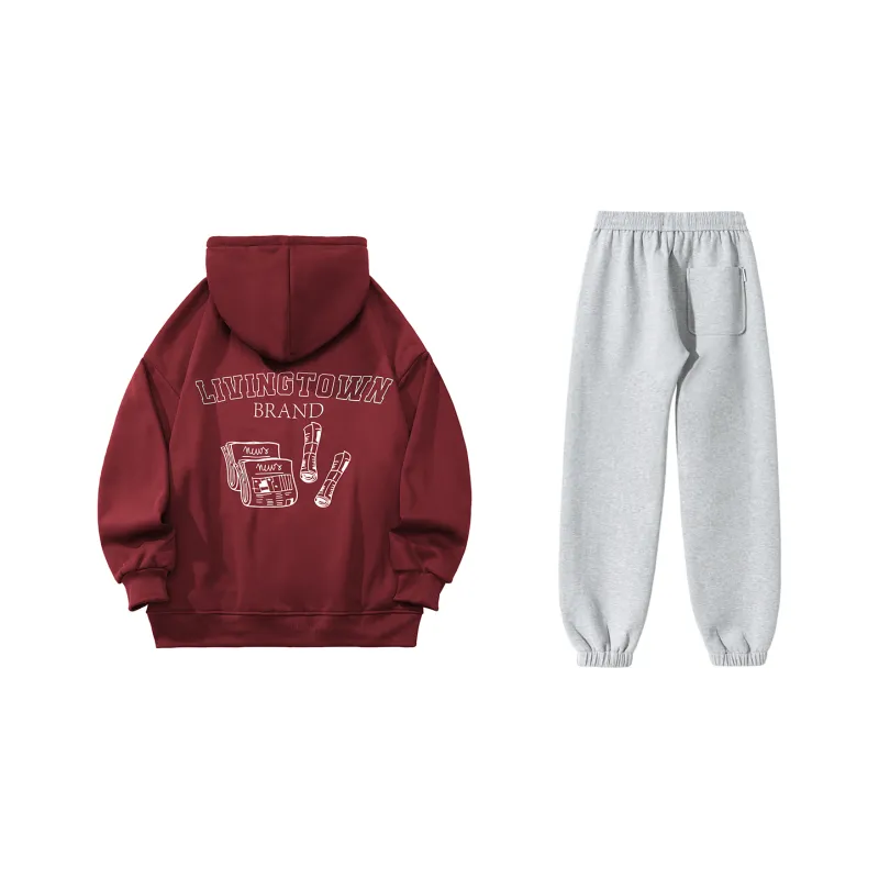 LIVINGTOWN Sweatshirt Sets Unisex-4