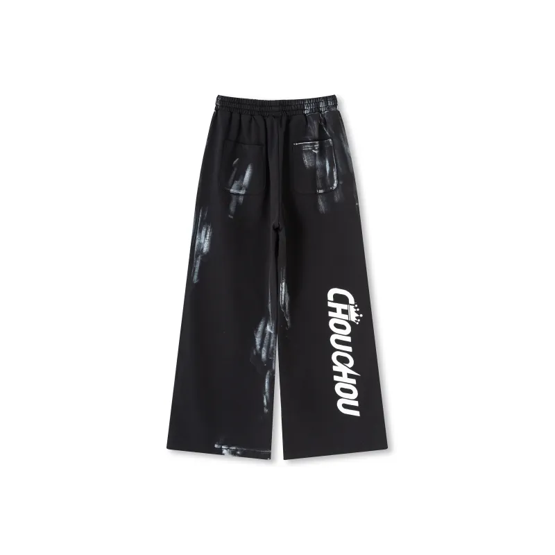 CHOUCHOUS Casual Pants Unisex Black-0