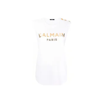 BALMAIN T Shirts Women's White