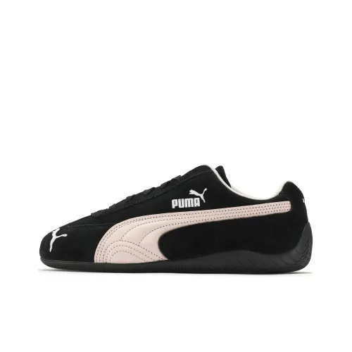 PUMA Anti Slip Wear Resistant Low Top Casual Shoes Unisex Black Pink