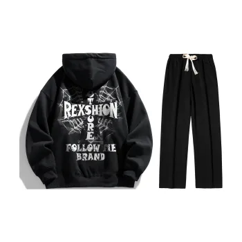 REXSHION Sweatshirt Sets Unisex