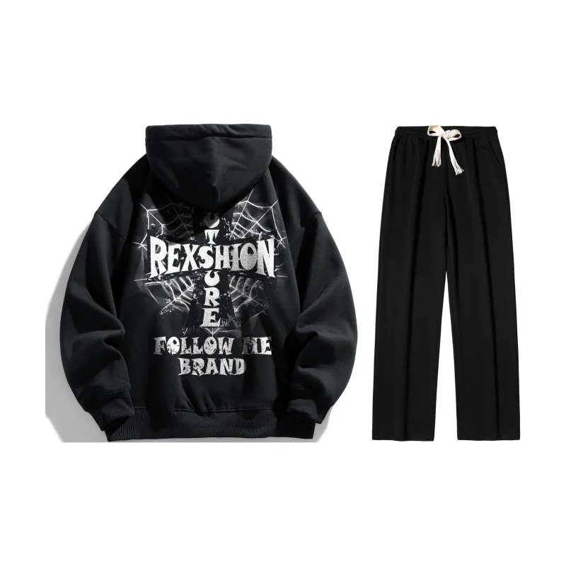 REXSHION Sweatshirt Sets Unisex-0