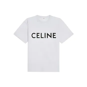 CELINE T Shirt Women's Light Gray