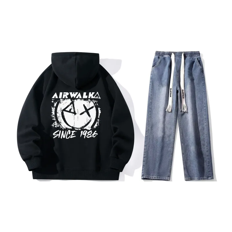 Airwalk Sweatshirt Sets Unisex-13