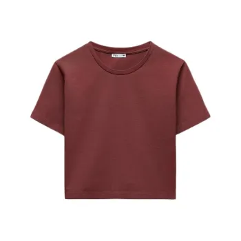 ZARA T-Shirt Women's Light Maroon