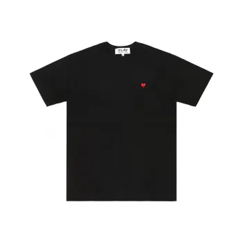 CDG Play Regular T Shirt Women's Black