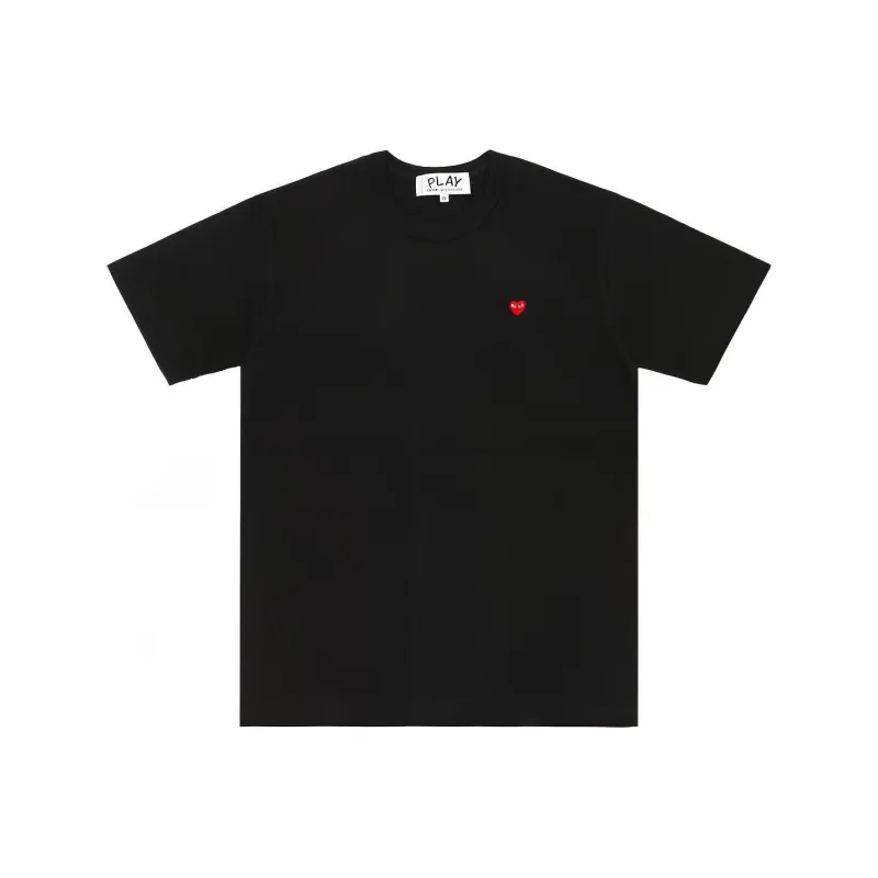 CDG Play Regular T Shirt Women's Black-0