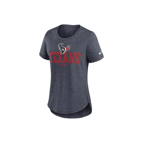 nike rankings x NFL T-Shirt Women's Marine Blue Red Texans