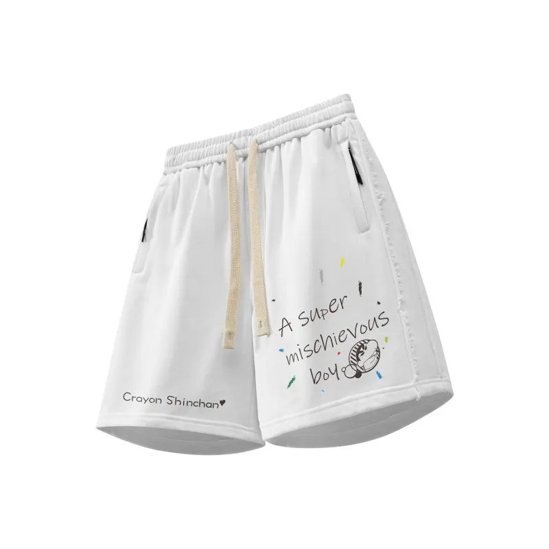 Crayon Shinchan Knee Length Shorts Unisex-4