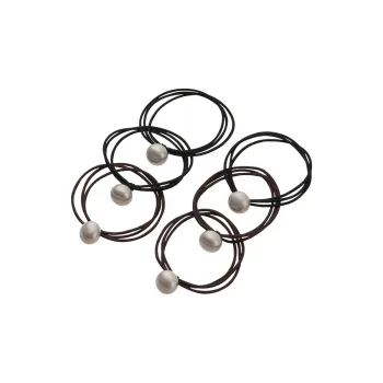 QIMEILA Artificial Pearl Hair Tie Women's
