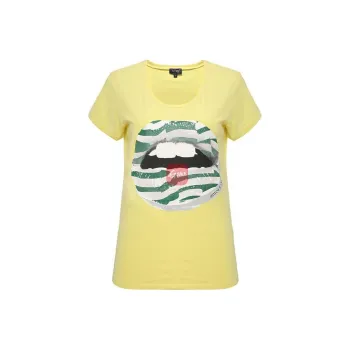 ARMANI JEANS T Shirt Women's Yellow