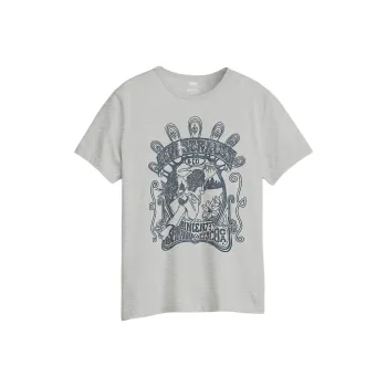 Levis T Shirts Women's Gray