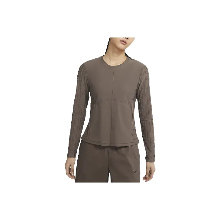 Nike T Shirts Women's Baroque Brown-0