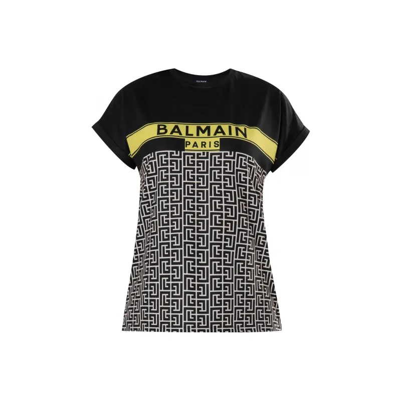 BALMAIN T-Shirts Women's Black-0