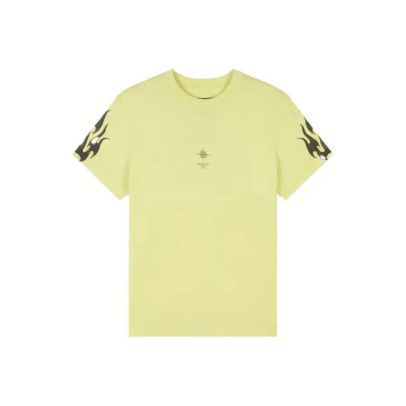 Givenchy Classic Fit T Shirt 'Acid Yellow'-0