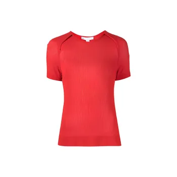 Y 3 Raglan Sleeve T Shirt Women's Red