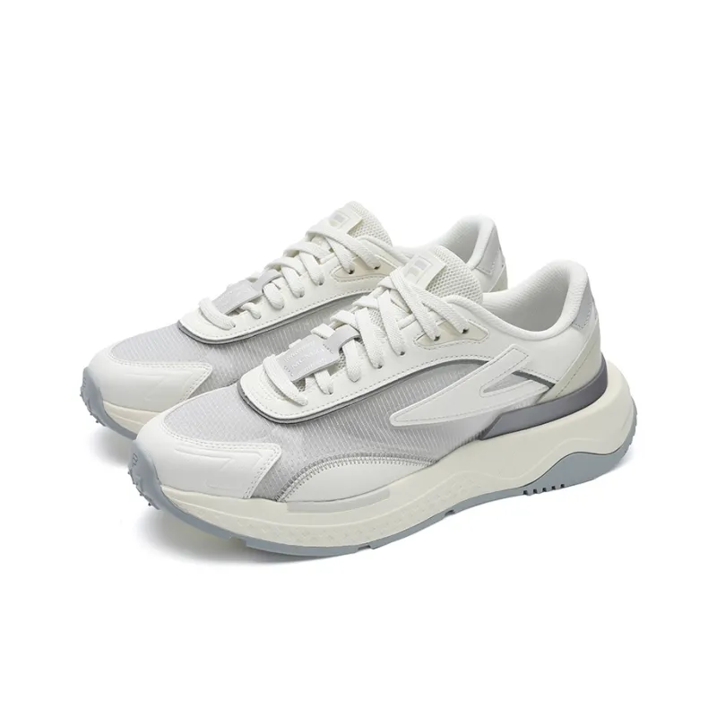 FILA PIONIERE Pioneer Wear resistant, Lightweight, Breathable, And Non slip. Low Top Training Shoes Men's White Gray-2