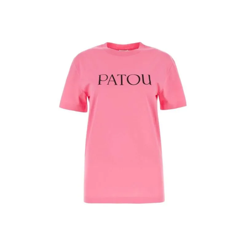 Patou Logo Printed Crewneck T Shirt-0