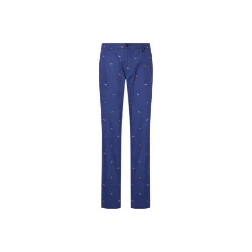 Paul & Shark Yachting Casual Pants Men's Blue