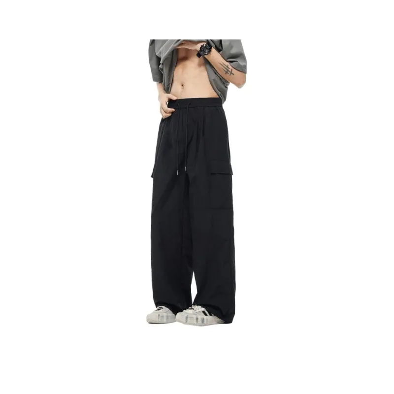 VERAF CA Casual Pants Unisex Solid Color-0