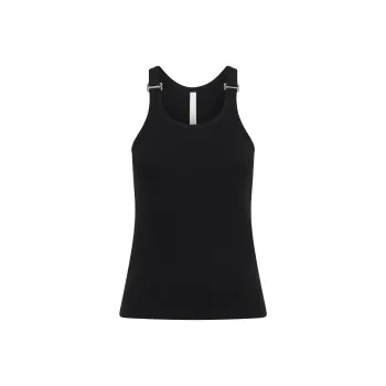 DION LEE E Hoop Ribbed Tank Top