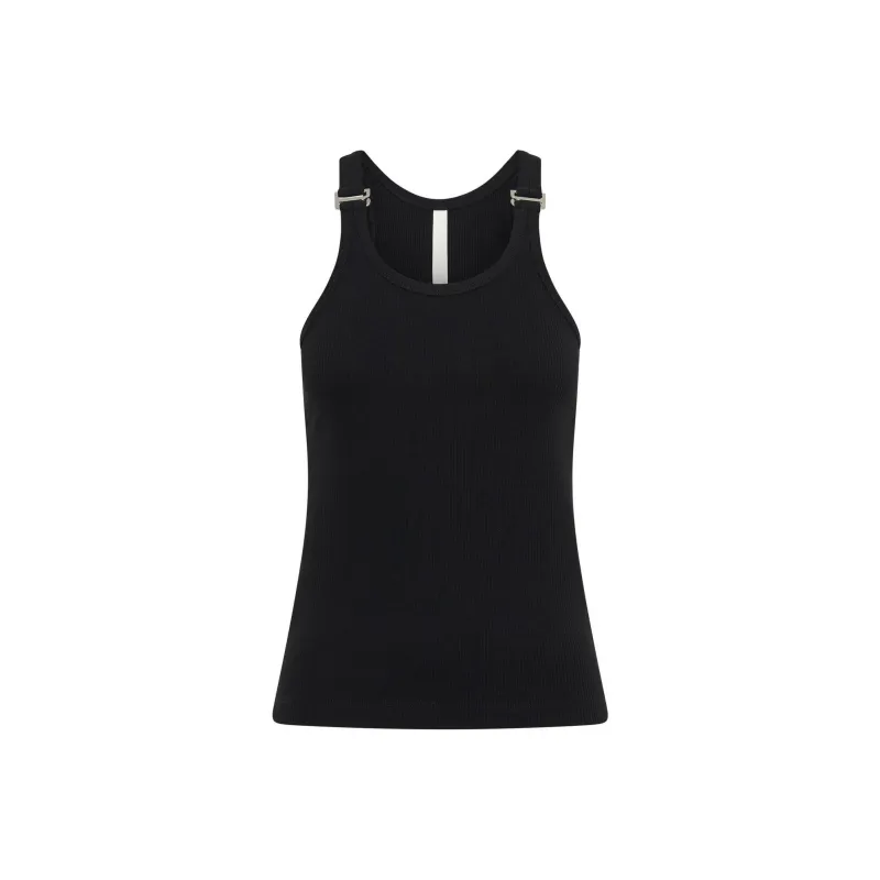 DION LEE E Hoop Ribbed Tank Top-0