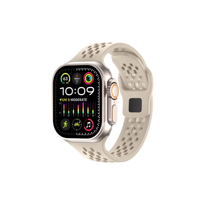 MUZHITIANKONG Apple Compatibility Watch Band Silicone Material-1