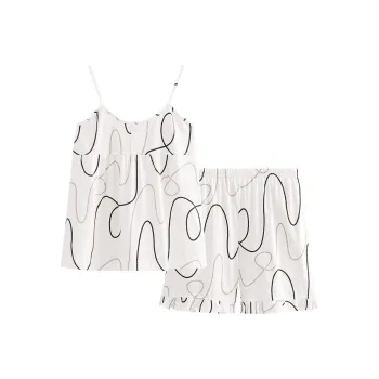 FENTENG Pajama Set Women's Ecru