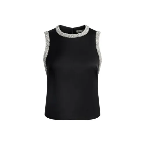 ALICE+OLIVIA Zelina Mettallic knit Cropped Cardigan