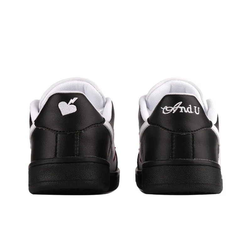 AND U Slip Resistant And Abrasion Resistant Coverage Low Top Heartfelt Artistic Skateboard Shoes Unisex-3