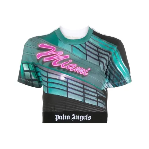 PALM ANGELS Crop Tops Women's Multicolor