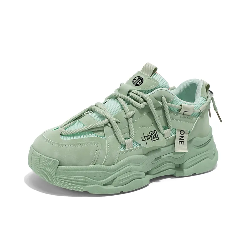 Yi Jiabao Abrasion Resistant Breathable Low Top Chunky Sneakers Men's-7