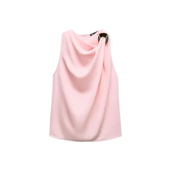 ZARA Tank Tops Women's Pink