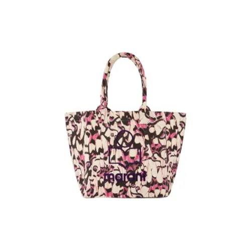 ISABEL MARANT ETOILE Logo Printed Crewneck T Shirt Cotton Tote Bag, Shopping Bag, Handbag Unisex Multicolor