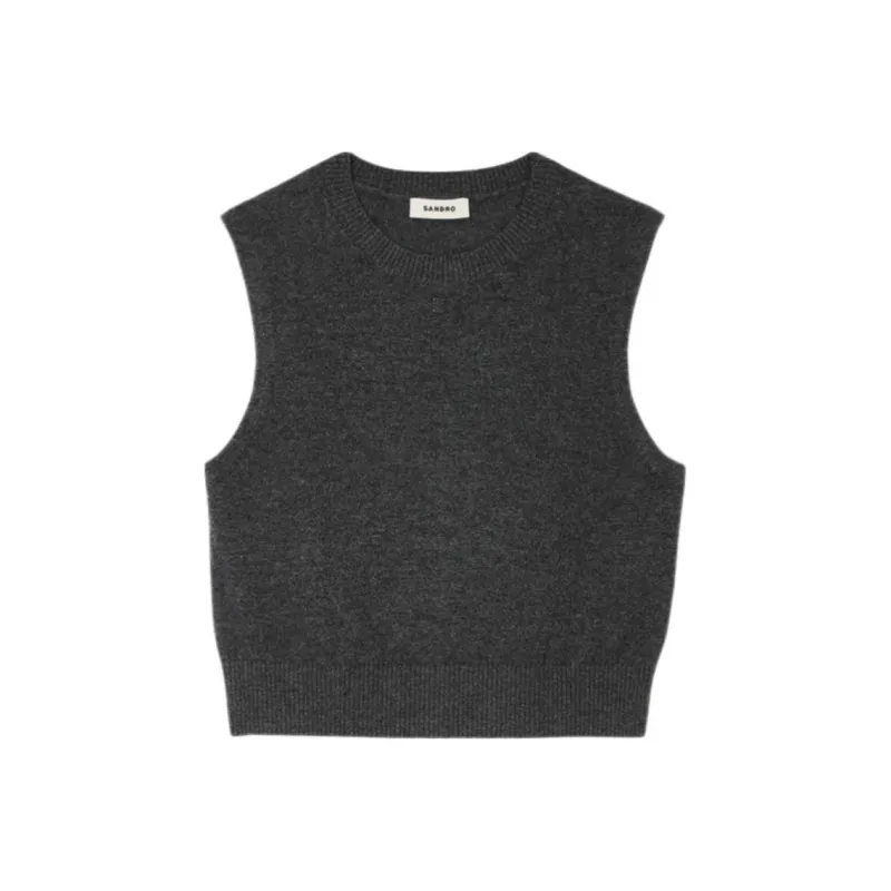 Sandro Cropped Vest-0