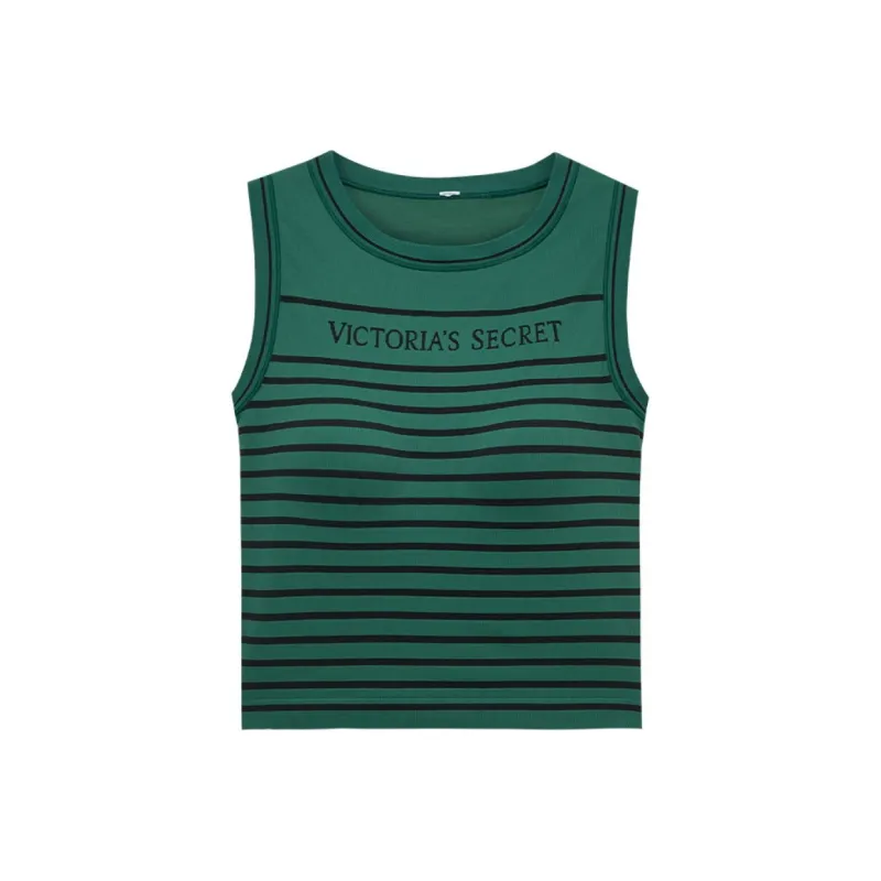 Victoria's Secret Tank Top Women's Grass Green-0
