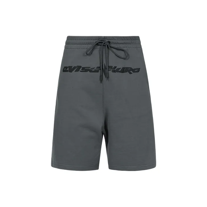 EVISU Casual Shorts Men Charcoal Gray-0